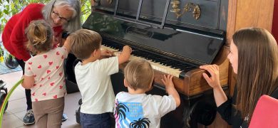 Rencontre avec les enfants de la Crèche Vanille-Fraise de Plougastel